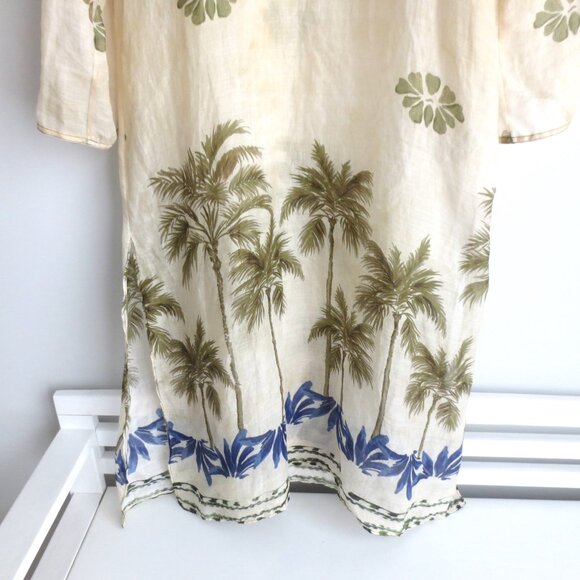 NWT ZARA PRINTED 100% RAMIE TUNIC DRESS 3390/170 Sz-S - Picture 9 of 11